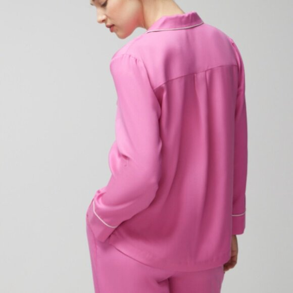 NWT Soma Woven Long Sleeve Pajama Set - Picture 4 of 5